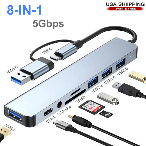 Port usb hub adapter - hub,