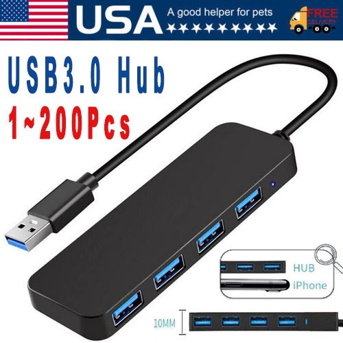 Port usb hub splitter - port, 3.0